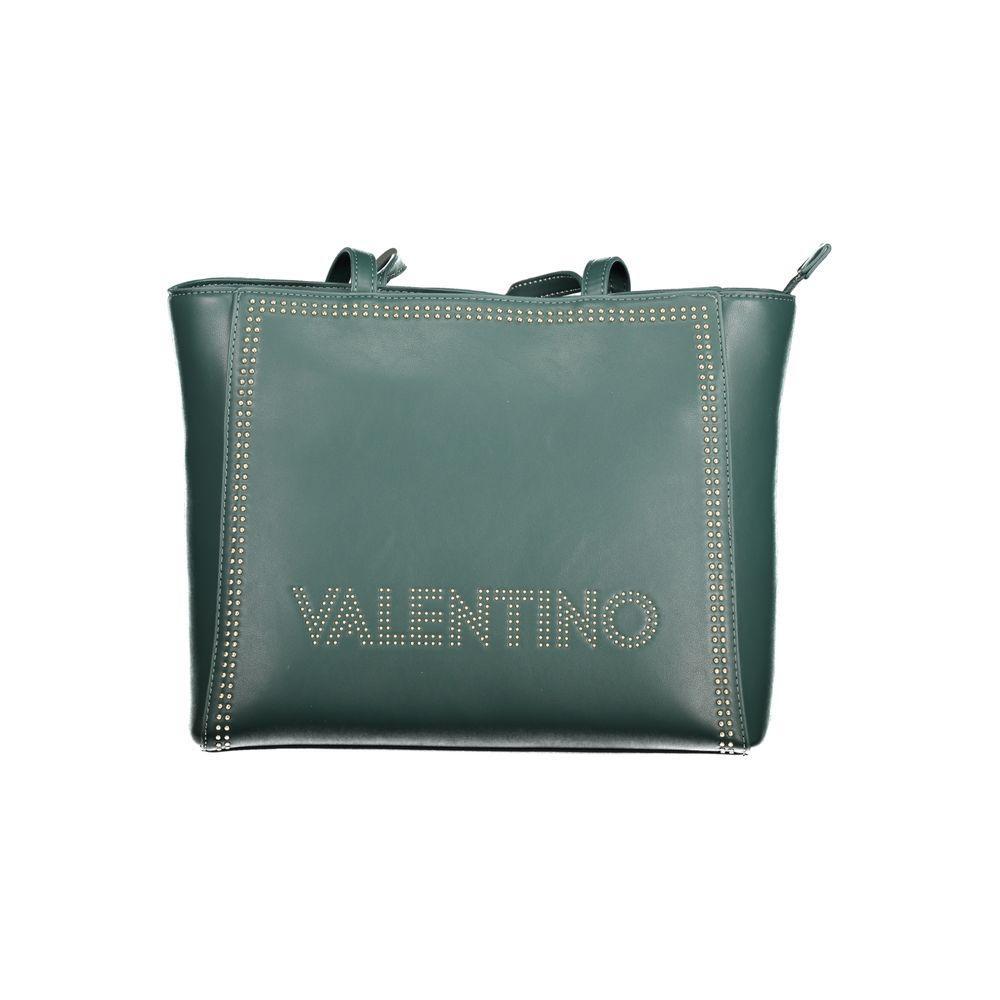 Front view with bag zipped and handles upright.