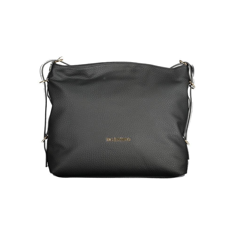 Front view with bag zipped and handles upright.