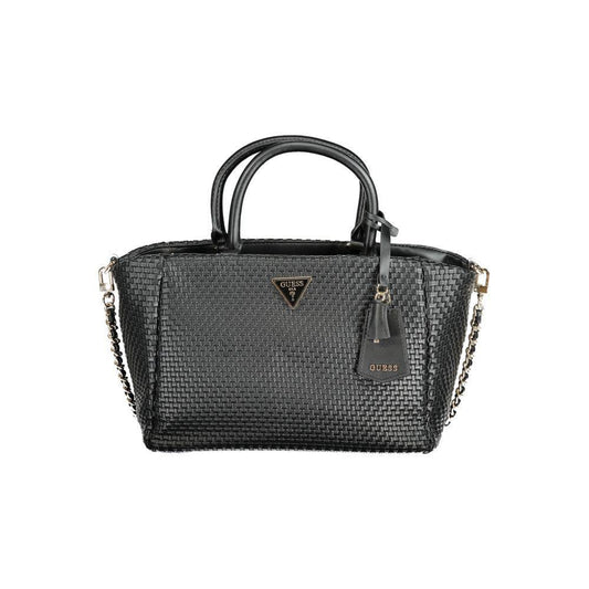 Guess Jeans Black Polyethylene Handbag GU-33958