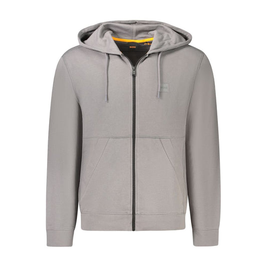 Hugo Boss Gray Cotton Sweater BO-34594-XXL