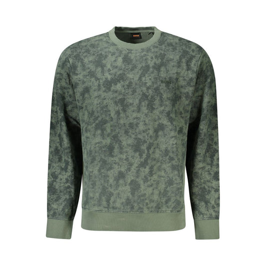 Hugo Boss Green Cotton Sweater BO-34624-S