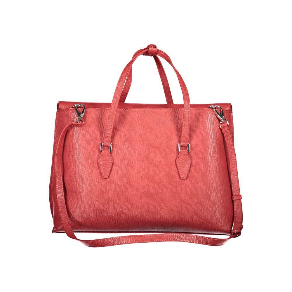 Front view with bag zipped and handles upright.