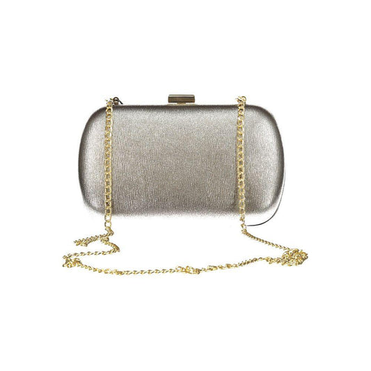 Mario Valentino Gray Polyethylene Handbag VA-34697