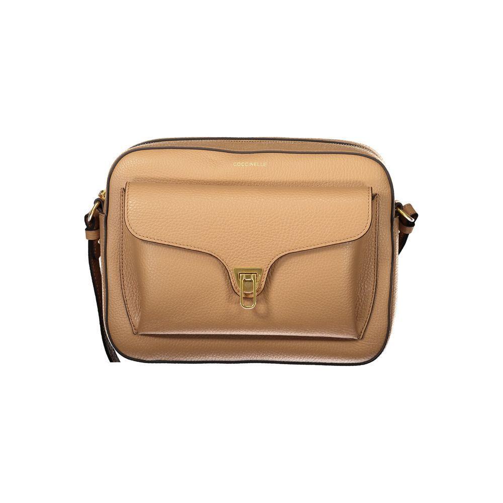 Coccinelle Brown Leather Handbag CO-35341