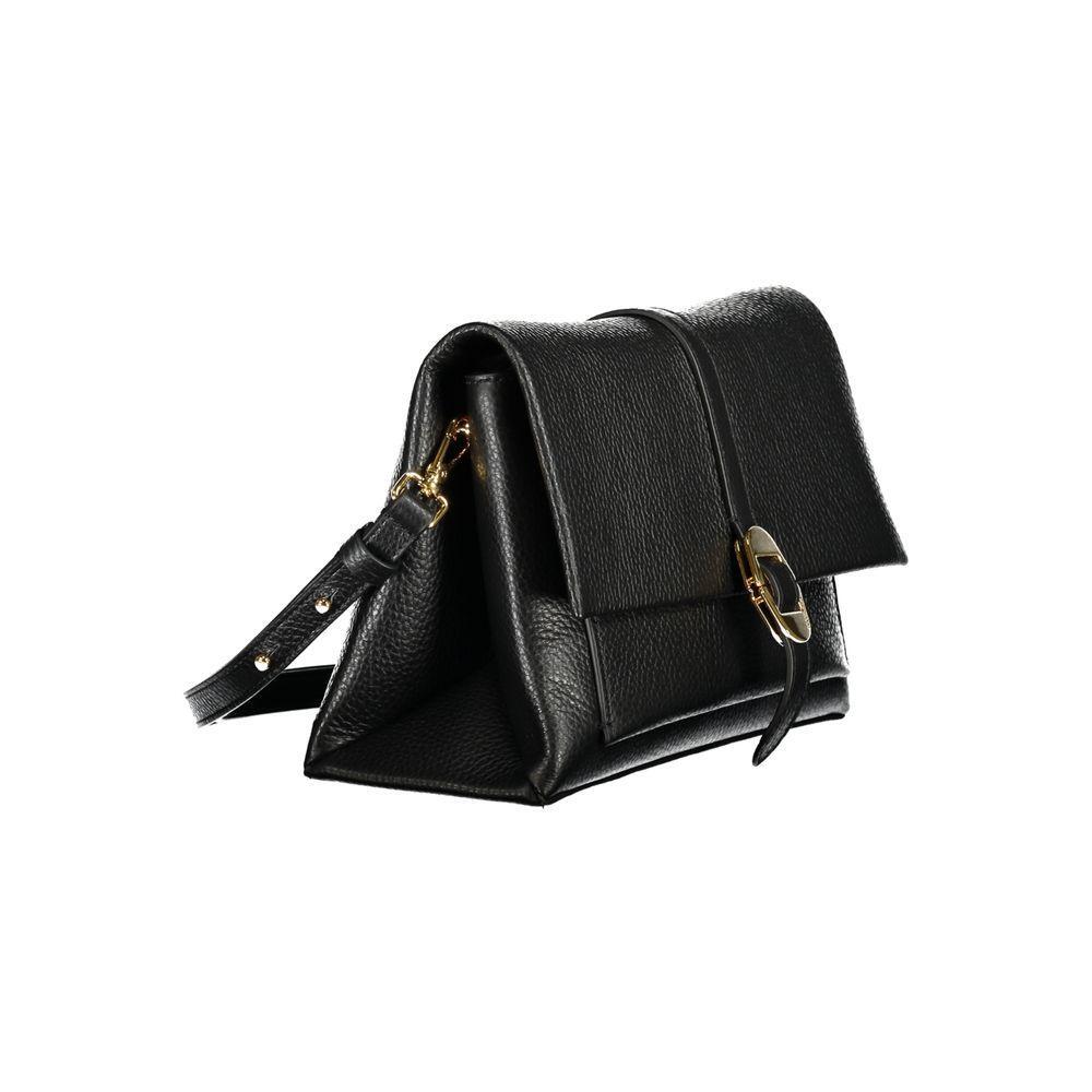 Coccinelle Black Leather Handbag CO-35671