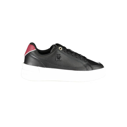 Tommy Hilfiger Black Polyester Sneaker TO-25044-EU39/US9