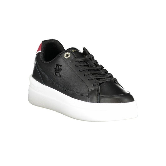Tommy Hilfiger Black Polyester Sneaker TO-25044-EU39/US9