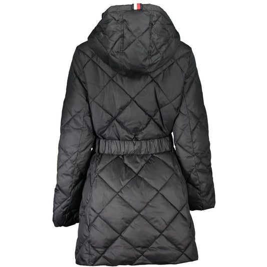 Tommy Hilfiger Black Polyester Jackets & Coat TO-25187-2XS