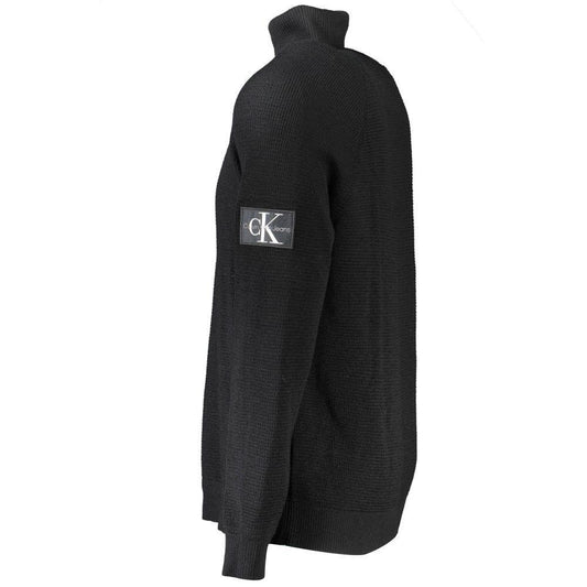 Calvin Klein Black Wool Sweater CA-26153-S