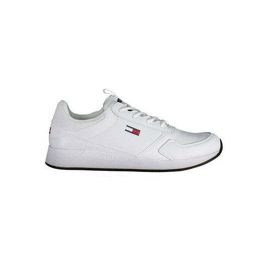 Tommy Hilfiger White Polyester Sneaker TO-26355-EU46