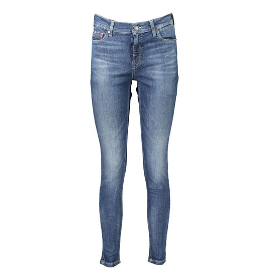 Tommy Hilfiger Blue Cotton Skinny Jeans Tommy Hilfiger