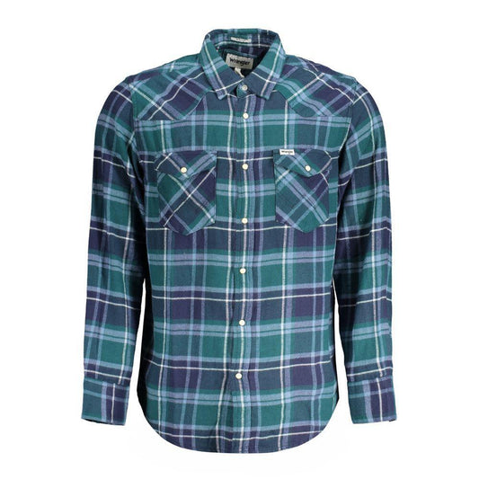 Wrangler Green Cotton Shirt WR-31632-S