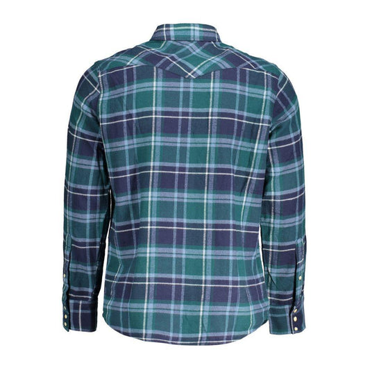 Wrangler Green Cotton Shirt WR-31632-S