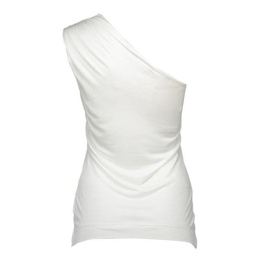 Love Moschino White Elastane Tops & T-Shirt LO-7417-46