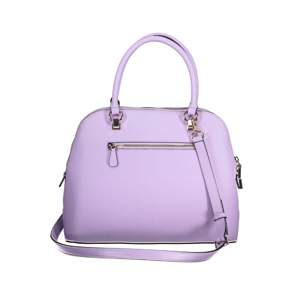 Front view with bag zipped and handles upright.