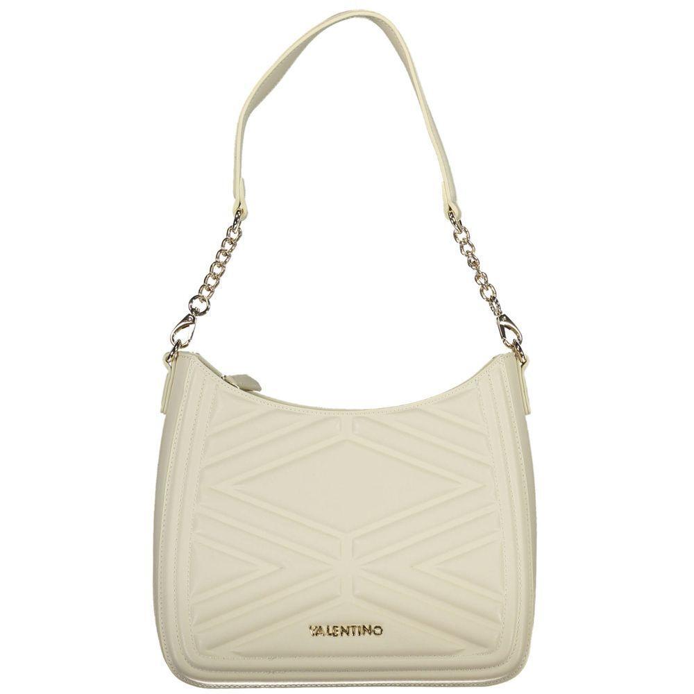 Front view with bag zipped and handles upright.