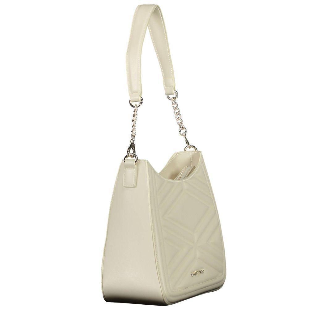 Front view with bag zipped and handles upright.