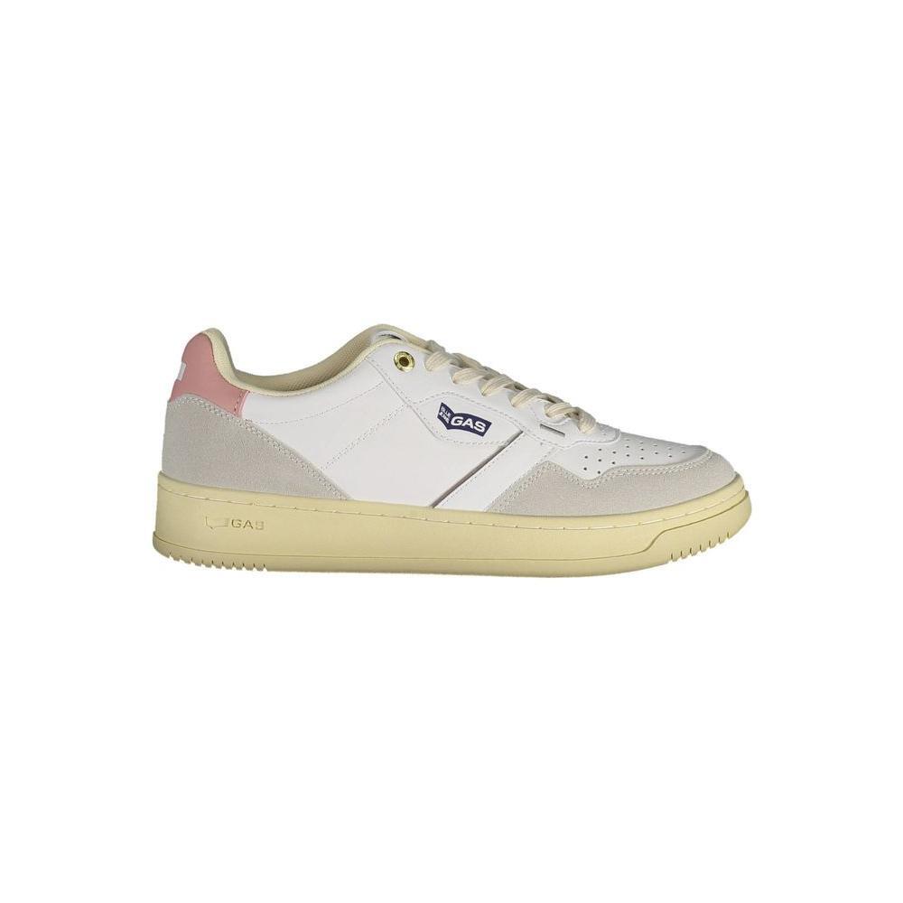 Gas White Artificial Leather Sneaker GA-21830-EU37/US7