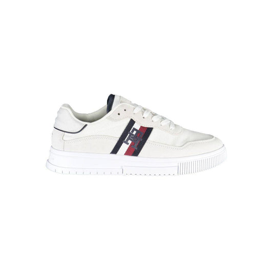 Tommy Hilfiger White Polyester Sneaker TO-22777-EU44/US11