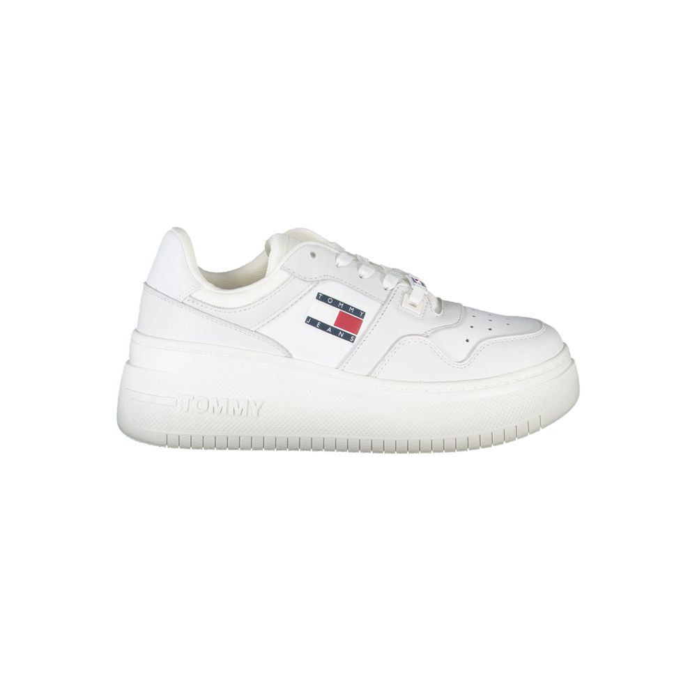 Tommy Hilfiger White Polyester Sneaker TO-22811-EU38/US8