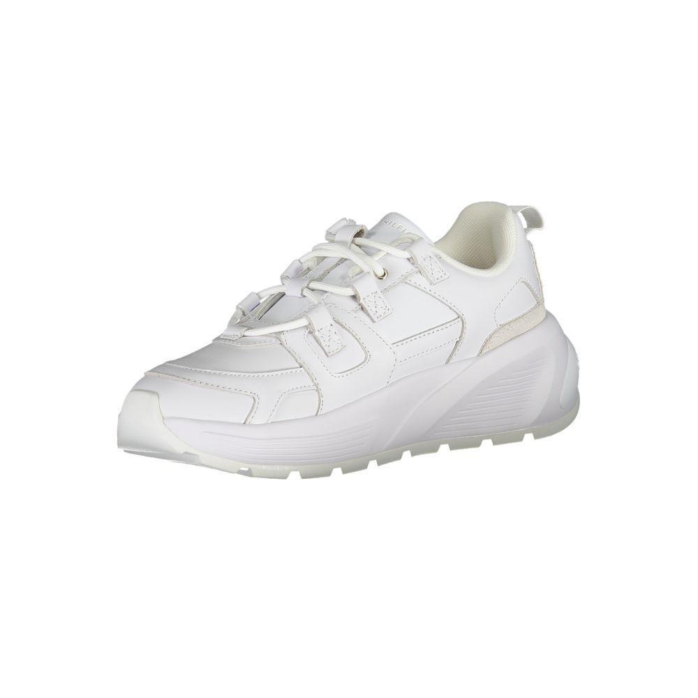 Tommy Hilfiger White Polyester Sneaker TO-25027-EU40/US10