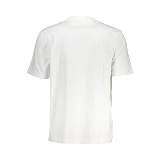 Hugo Boss White Cotton T-Shirt BO-37887-M