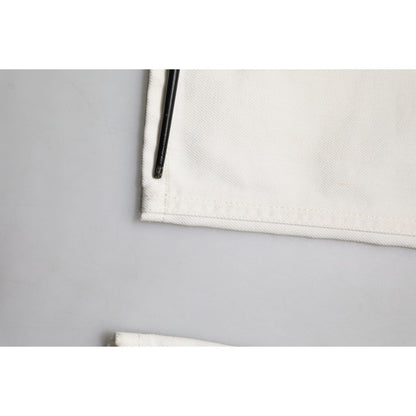 Dolce & Gabbana White Cotton Skinny Men Denim Jeans