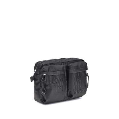Gucci Black Polyester Shoulder Bag