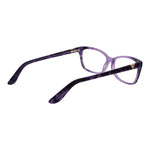 Guess Purple Women Glasses Frame in acetate with full-rim rectangle style, featuring purple color, size 56-14-140, and branded case included.