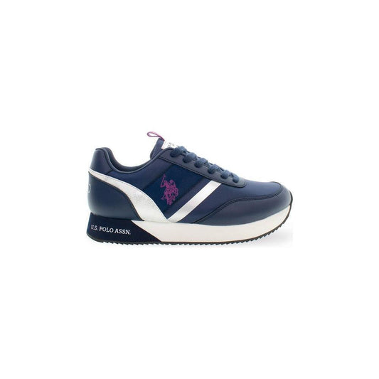 U.S. POLO ASSN. Blue Polyester Sneaker US-15454-EU38/US8