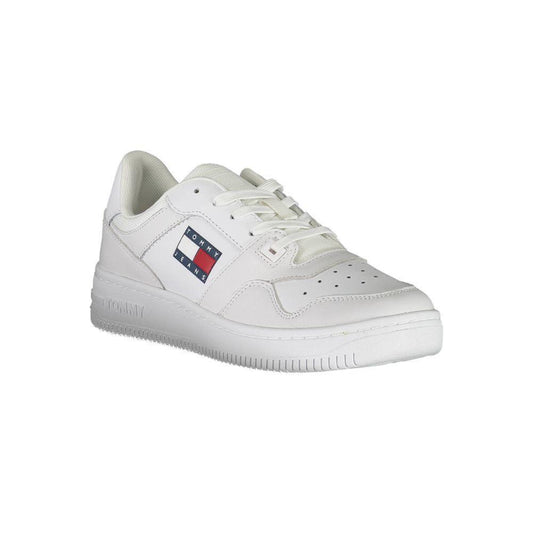 Tommy Hilfiger White Polyester Sneaker TO-16650-EU43/US10
