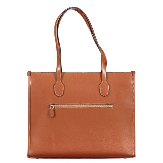 Guess Jeans Brown Polyethylene Handbag