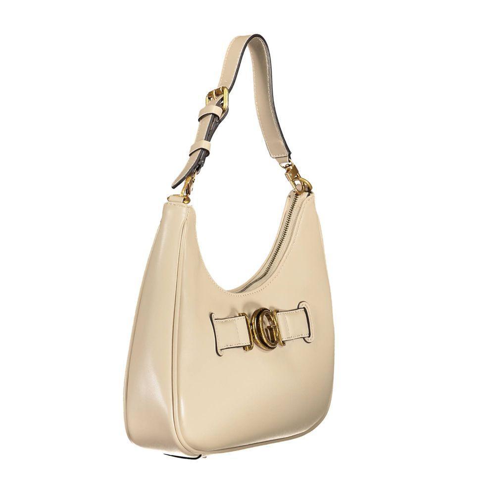 Front view with bag zipped and handles upright.