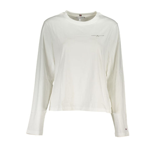 Tommy Hilfiger White Cotton Tops & T-Shirt TO-25499-S