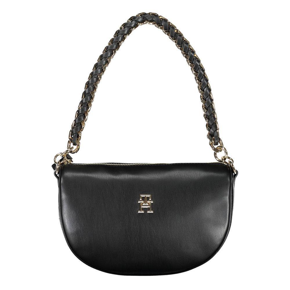 Front view with bag zipped and handles upright.