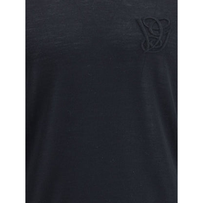 Valentino Black Fleece Wool Sweatshirt