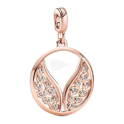 PANDORA CHARMS Mod. BURNING WINGS MEDALLION