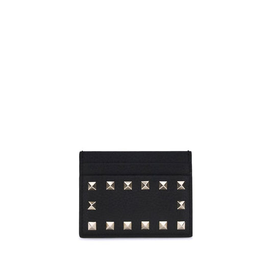 Valentino Garavani Black Calf Leather Bos Taurus Wallet