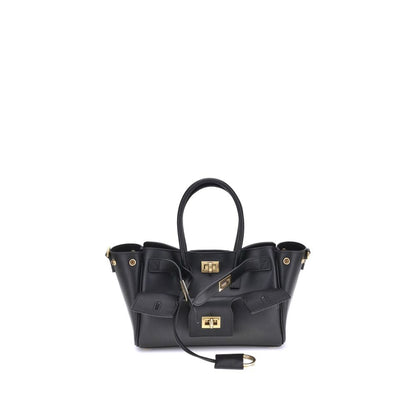 Balenciaga Black Calf Leather Bos Taurus Shoulder Bag