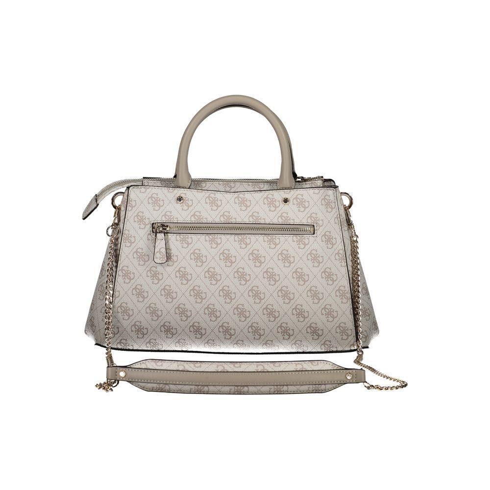 Front view with bag zipped and handles upright.
