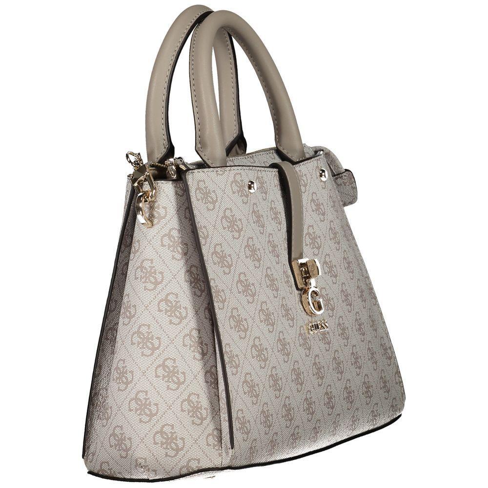 Front view with bag zipped and handles upright.