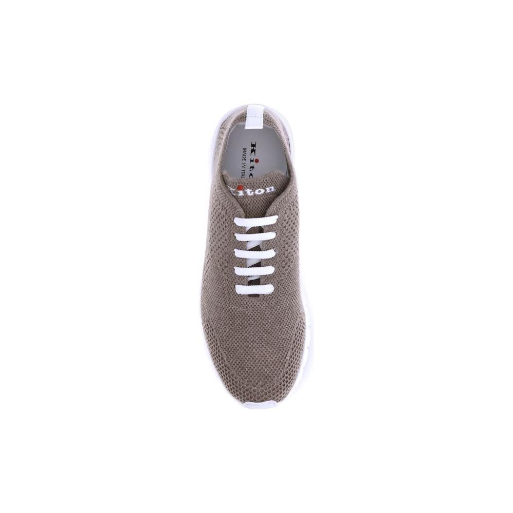 Kiton Cotton Sneakers KI-USSFITSN0084771001SABBIA-EU40/US7