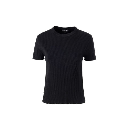Tom Ford Black Silk T-Shirt