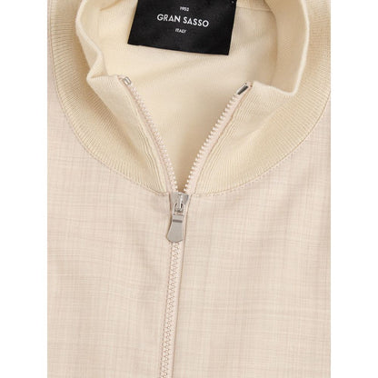 Gran Sasso Beige Wool T-Shirt