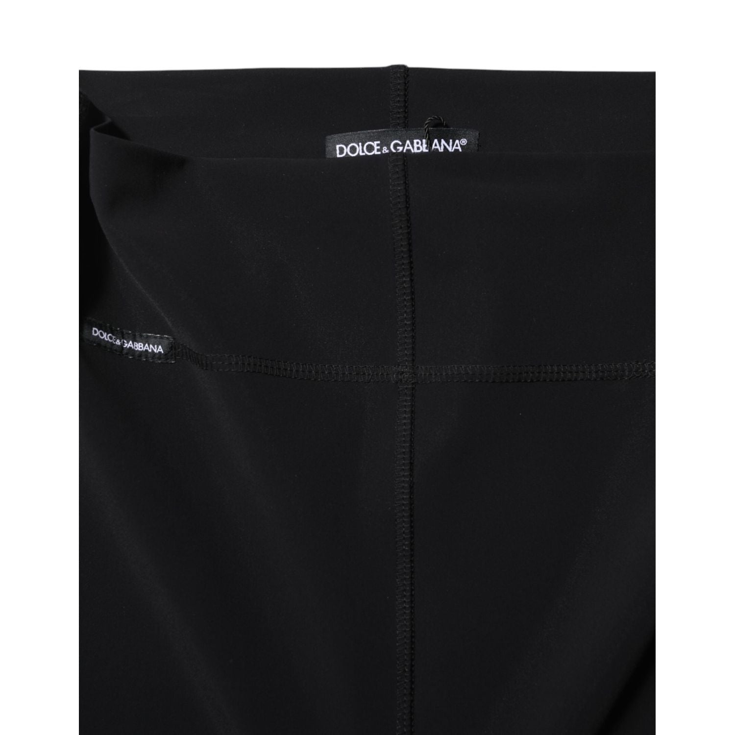 Dolce & Gabbana Black High Waisted Leggings Pants