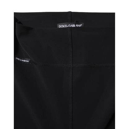 Dolce & Gabbana Black High Waisted Leggings Pants