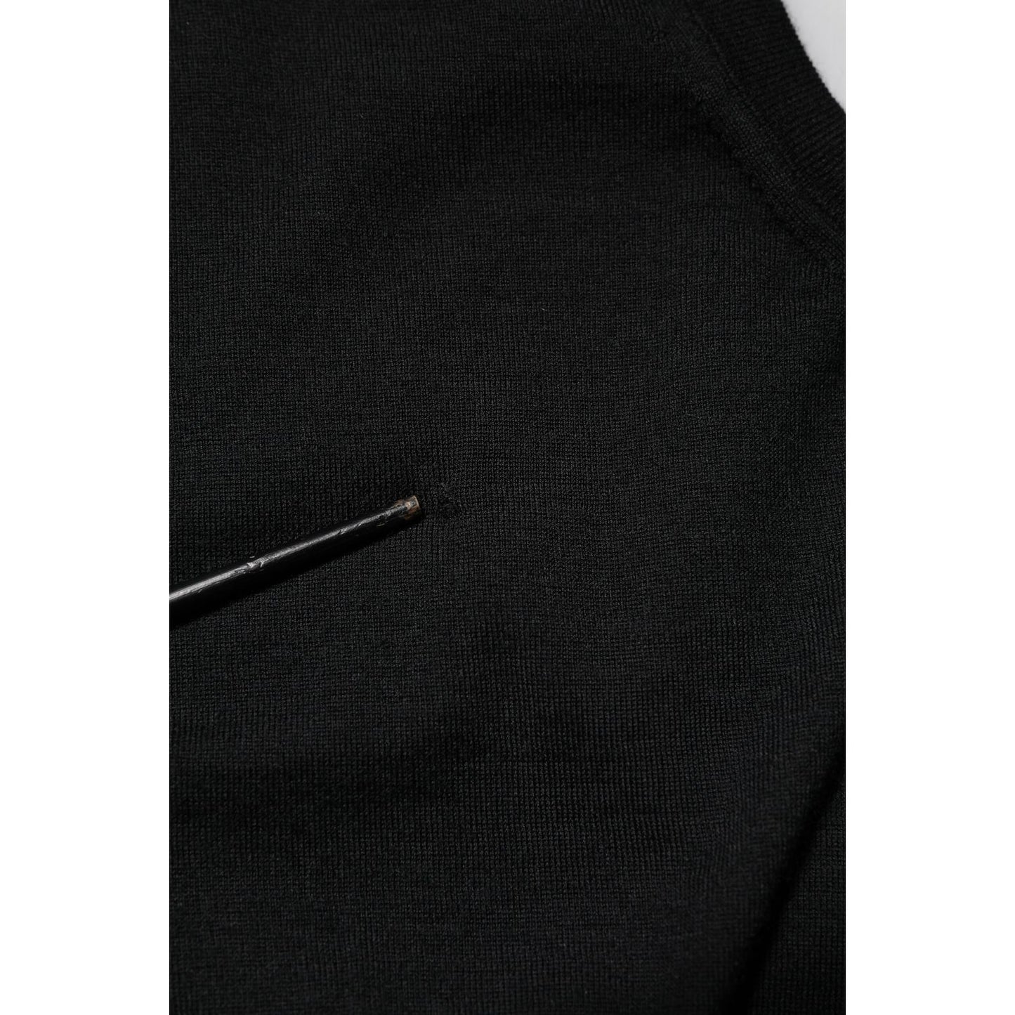 Dolce & Gabbana Black Cashmere Sleeveless Women Tank T-shirt