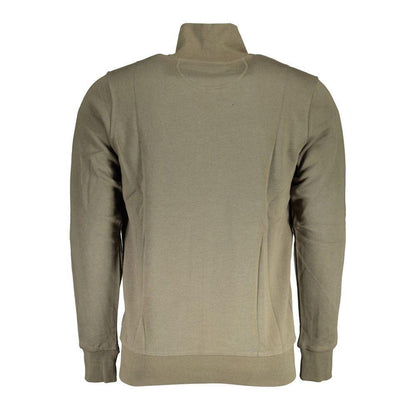 La Martina Green Cotton Men Sweater