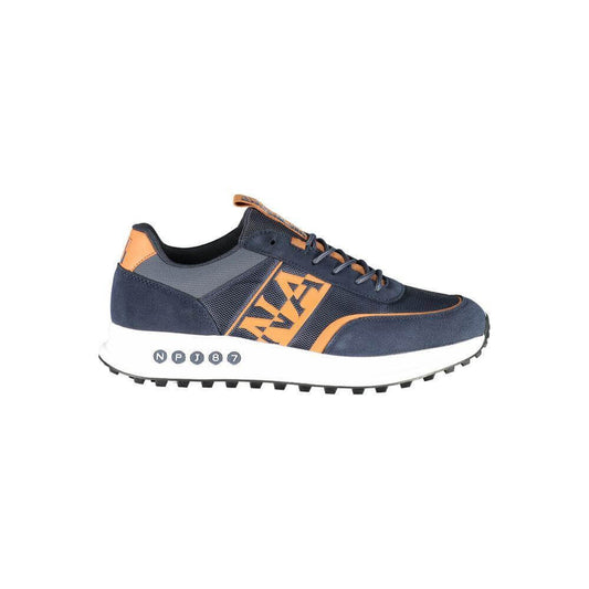 Napapijri Blue Polyester Sneaker NA-23114-EU45/US12
