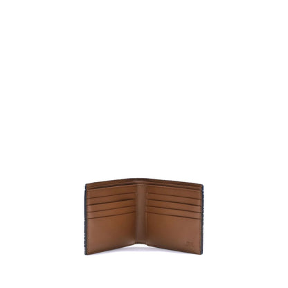 Fendi Blue Fabric Wallet